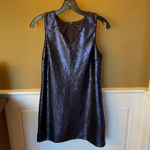 NWT Blue sequin Banana Republic dress size 2P